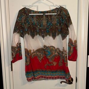 Tommy Bahama Multicolor Paisley Women's Top